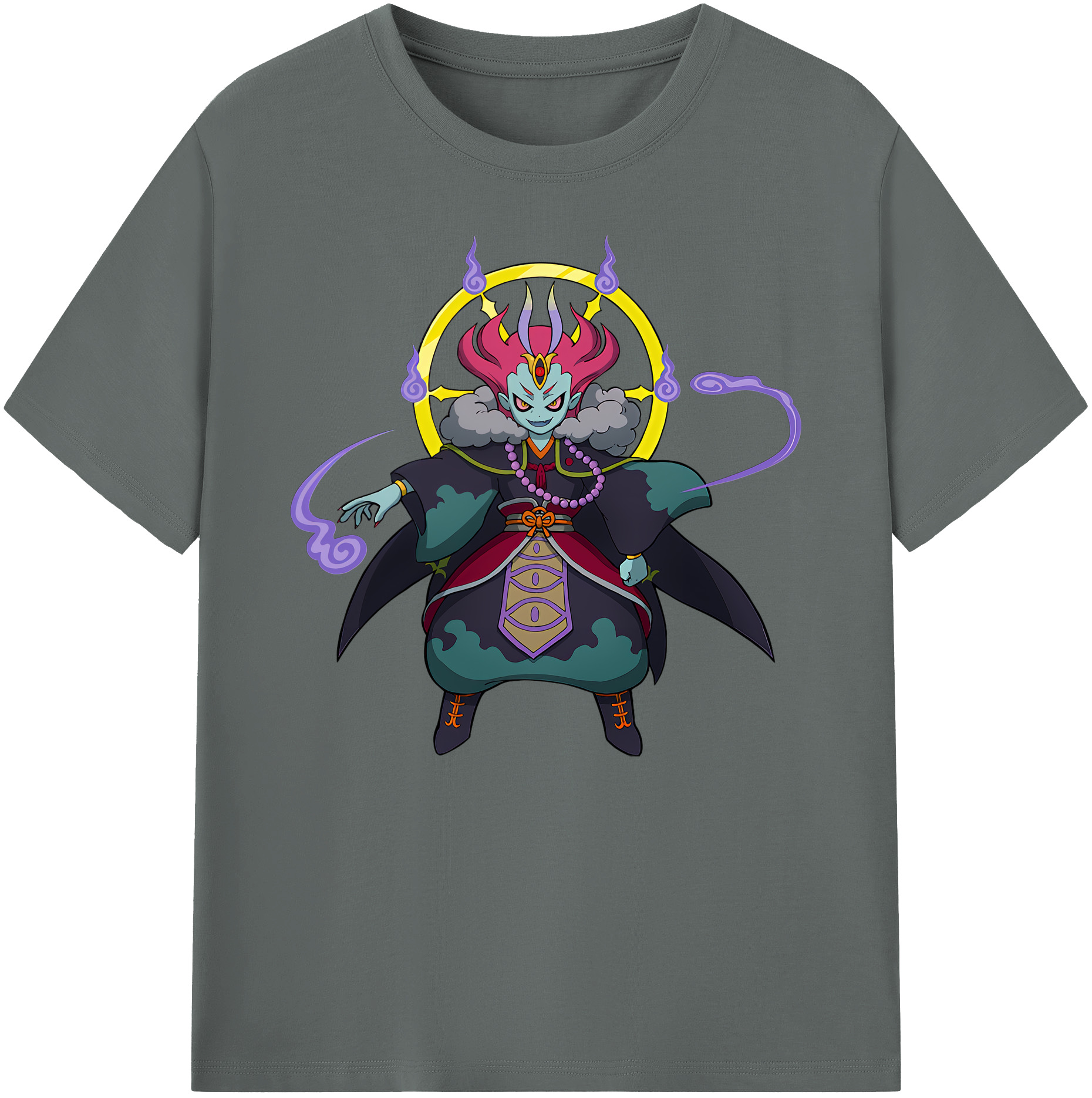 （画像用） 妖怪ウォッチ Yo-kai Watch 綿100％ メンズ半袖Tシャツ｜肌触りやわらか＆通気性
